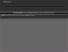 Tablet Screenshot of h0d.com